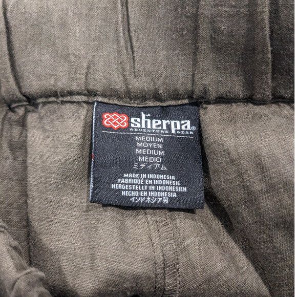 Sherpa Adventure Gear Kiran Chopped Embroidered Hemp Pants Medium - Picture 5 of 6